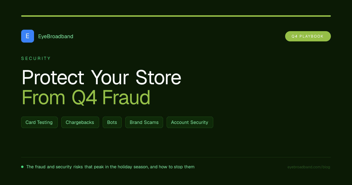 Q4 E-Commerce Fraud and Security: How to Protect Your Store This Holiday Season